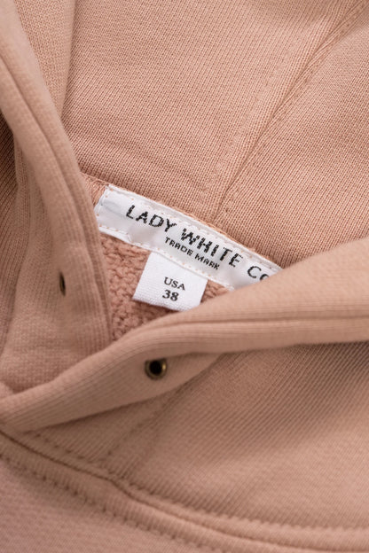 LADY WHITE CO. MINI HOODIE - PINK GLASS