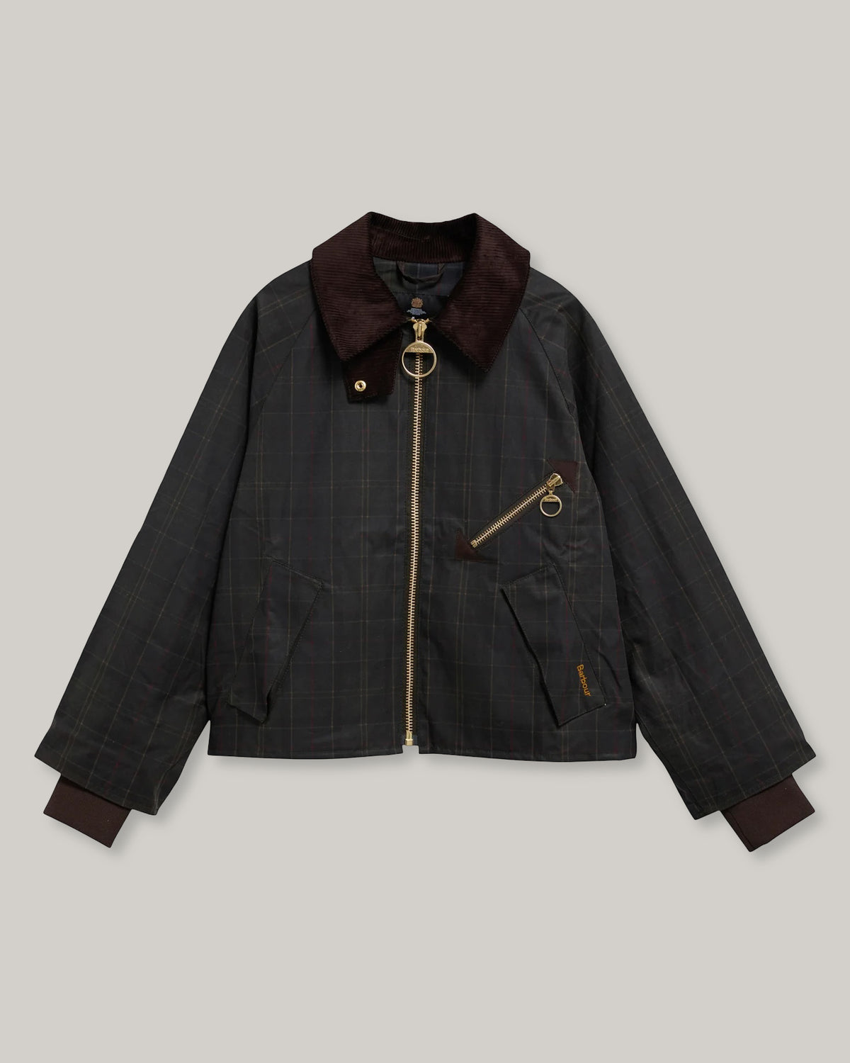 BARBOUR ARLENE WAX CHECK - CLASSIC/ SHADOW CLASSIC
