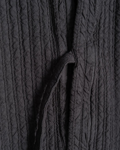 EAT DUST SHOGUN KIMONO - DUTTON JACQUARD - ASPHALT