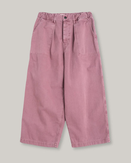 EAT DUST FATIGUE PANTS - DUCK CANVAS - ROSEWOOD