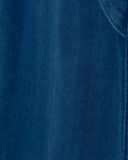 EAT DUST FISHERMAN SHIRT - H.B.T DENIM - BLUE