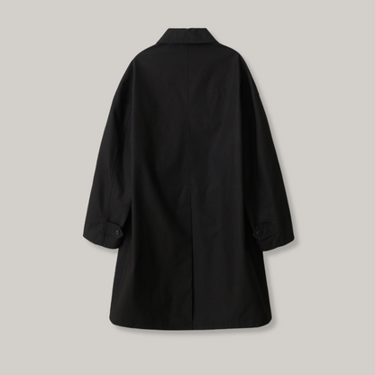 NOTHING WRITTEN HARRI MAC COAT - BLACK