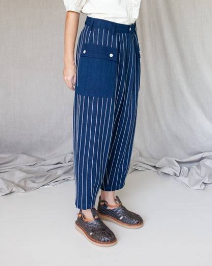 KARDO x W'MENSWEAR MAGGIE PANTS - INDIGO DENIM