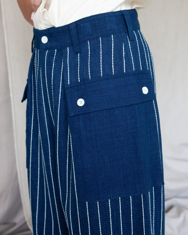 KARDO x W'MENSWEAR MAGGIE PANTS - INDIGO DENIM