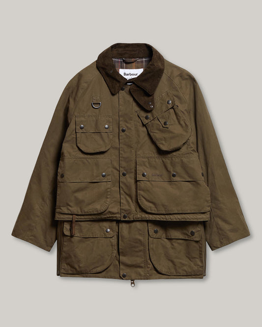 BARBOUR x NORBIT 3-IN-1 CASUAL JACKET - KHAKI BROWN