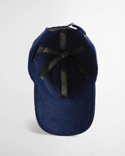 BARBOUR BAYFIELD CORD CAP - BLUE