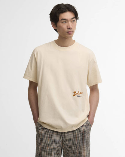 BARBOUR TERRAIN T-SHIRT - NEUTRAL