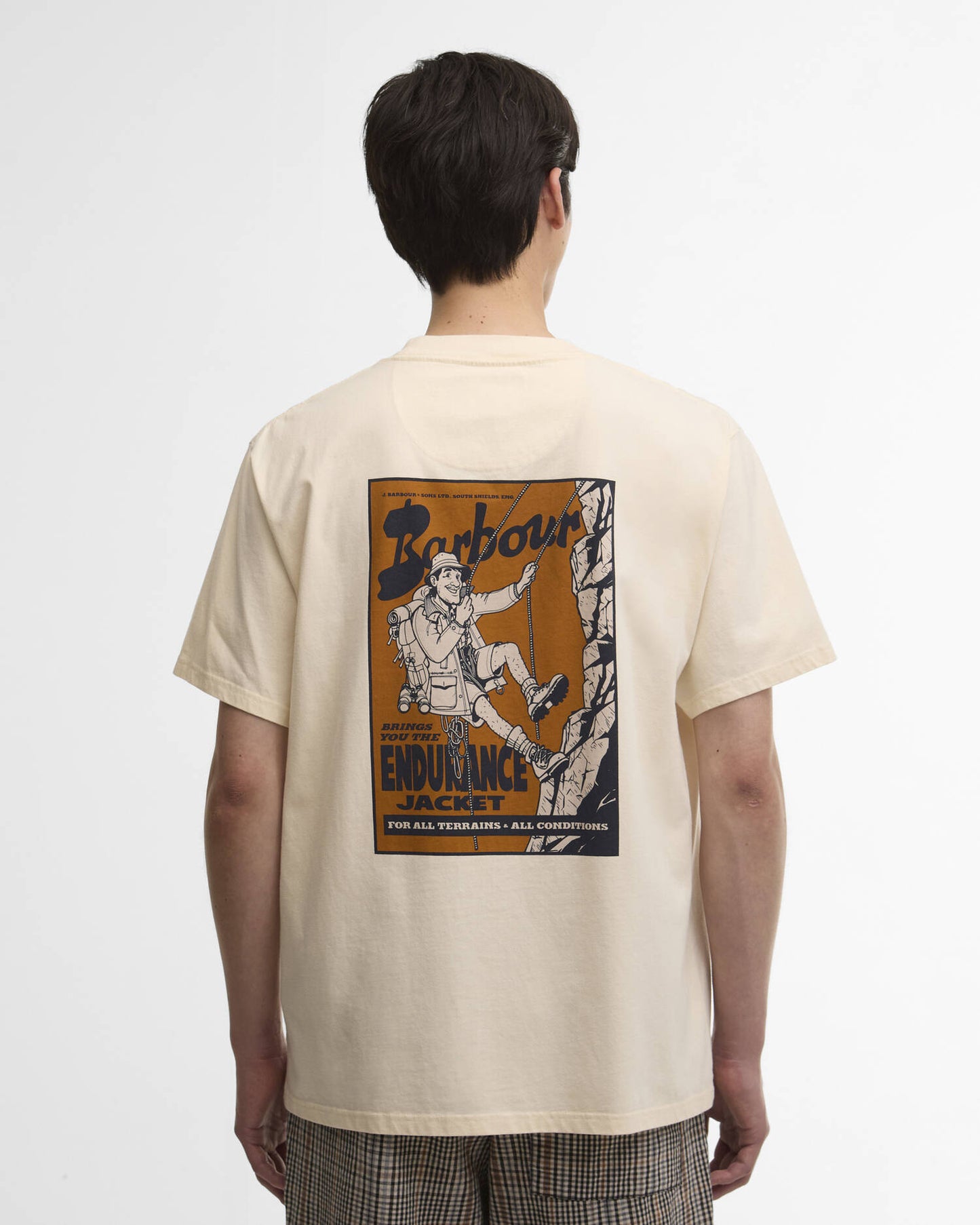 BARBOUR TERRAIN T-SHIRT - NEUTRAL