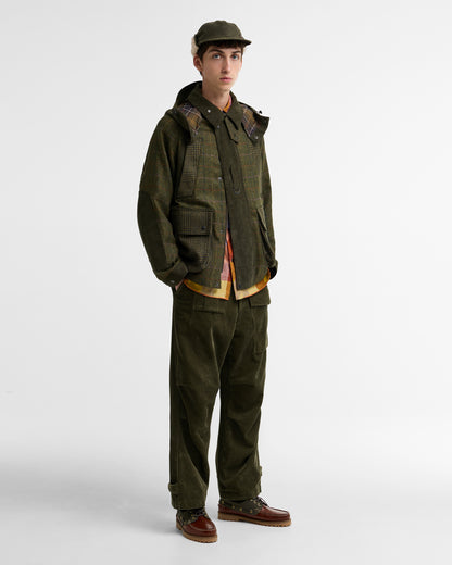 BARBOUR x NORBIT WOOL JACKET - OLIVE