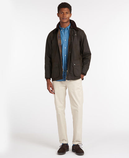 BARBOUR BEDALE WAX JACKET - OLIVE