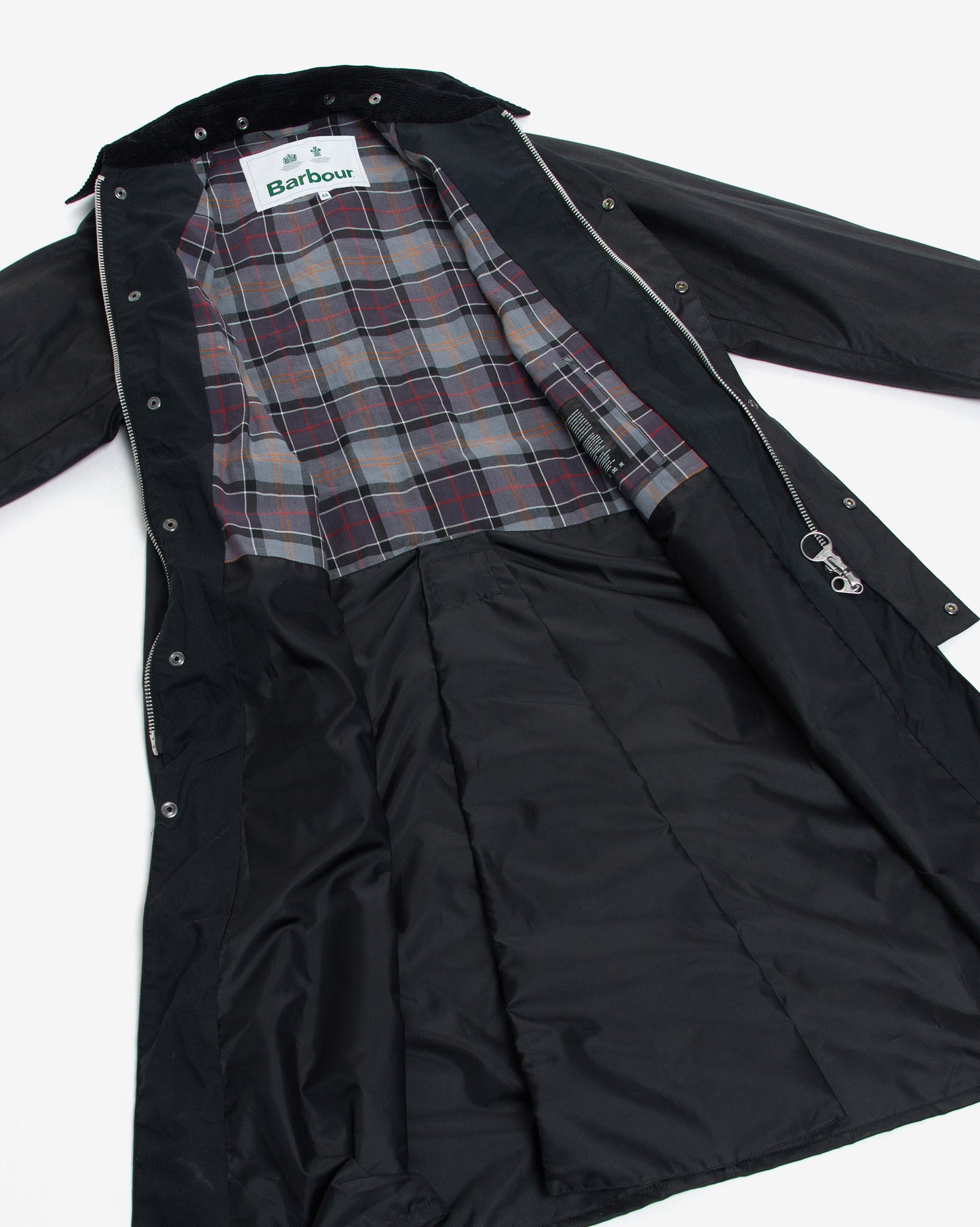 BARBOUR OS WAX BURGHLEY - BLACK