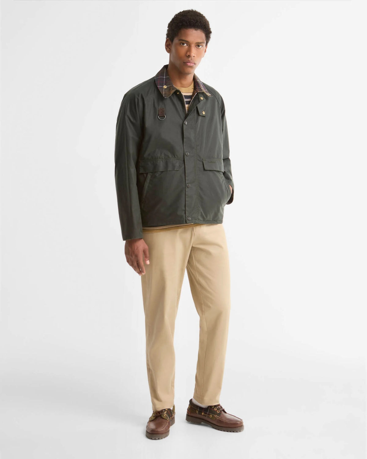 BARBOUR ICONS SPEY WAXED JACKET - SAGE