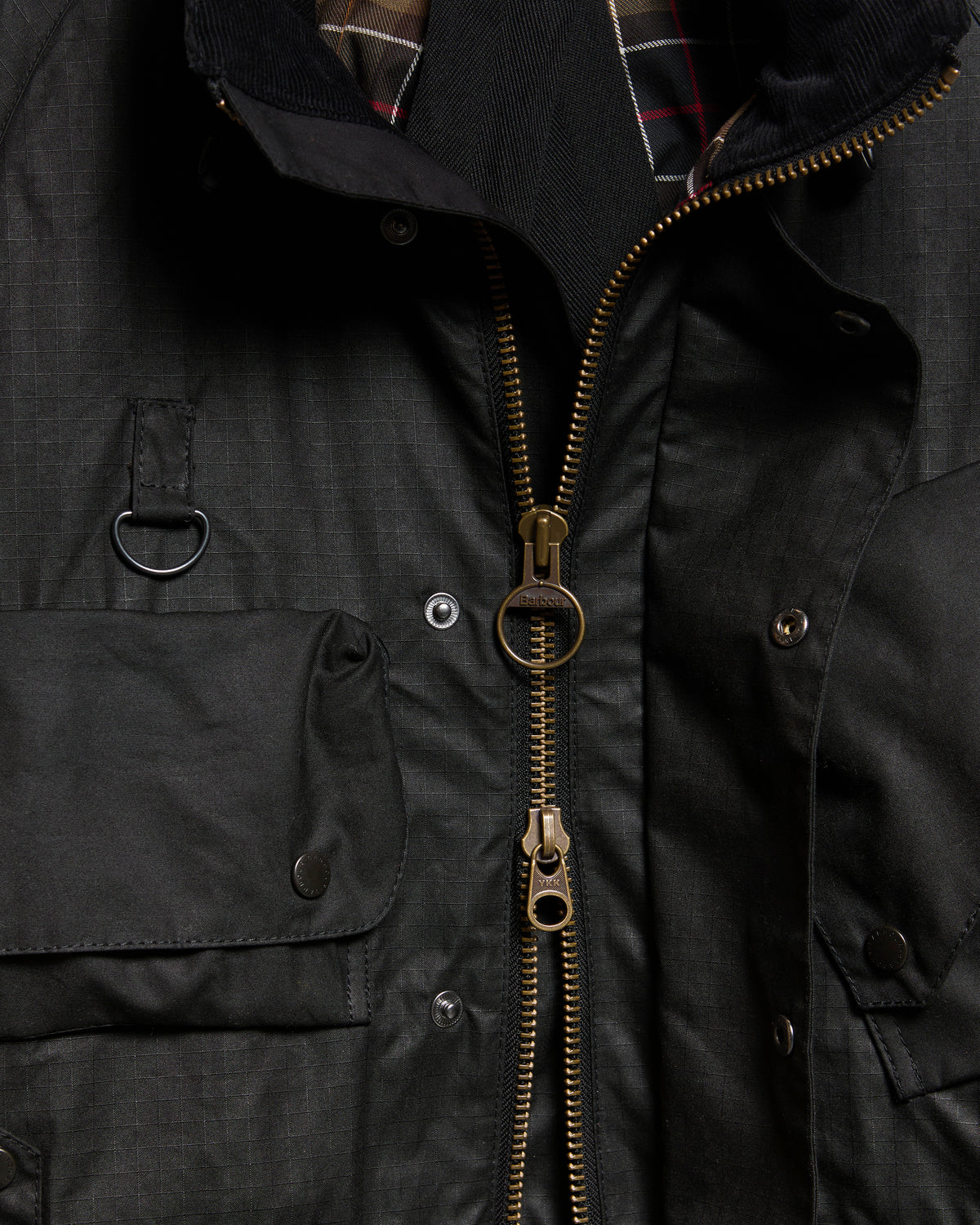 BARBOUR x NORBIT RIPSTOP WAX JACKET - BLACK
