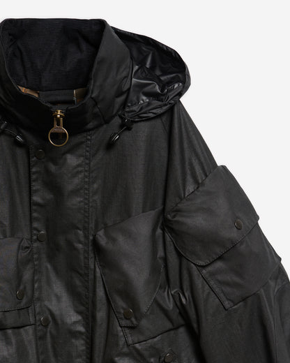 BARBOUR x NORBIT RIPSTOP WAX JACKET - BLACK
