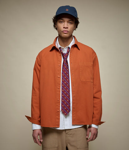 MERZ B SCHWANEN SHIRT01RT - DARK RUST