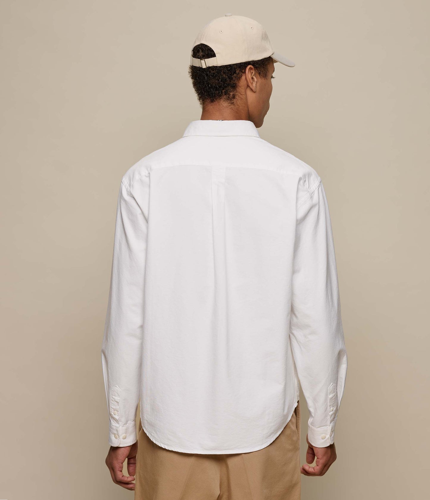 MERZ B. SCHWANEN SHIRT190X BUTTON DOWN OXFORD - WHITE