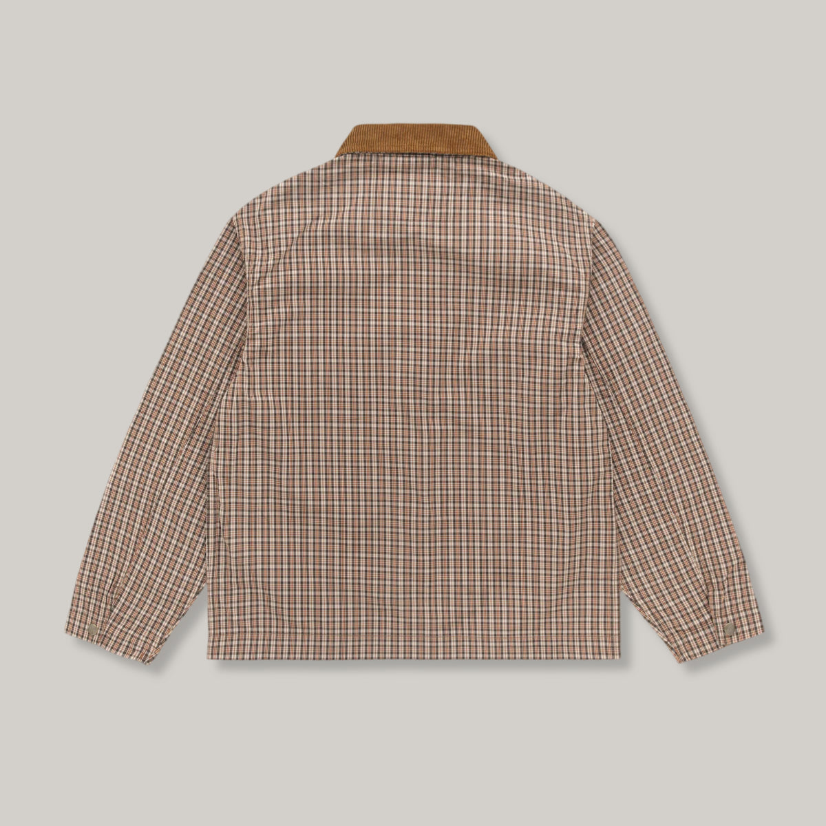 KINCKERBOCKER MOTT COTTON & NYLON JACKET - TAN PLAID