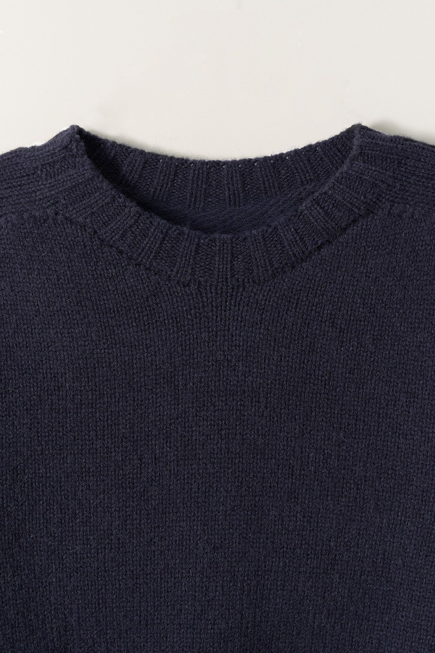 NOTHING WRITTEN BUNNY WOOL PULLOVER - NAVY