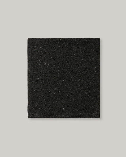 NOTHING WRITTEN NEP YARN MIXED MUFFLER - CHARCOAL