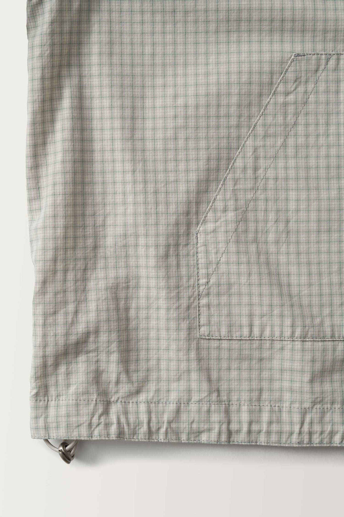 NOTHING WRITTEN CASTEL HOODIE ANORAK - CHECK