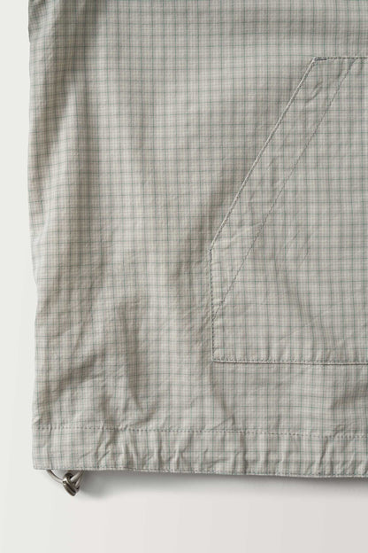 NOTHING WRITTEN CASTEL HOODIE ANORAK - CHECK