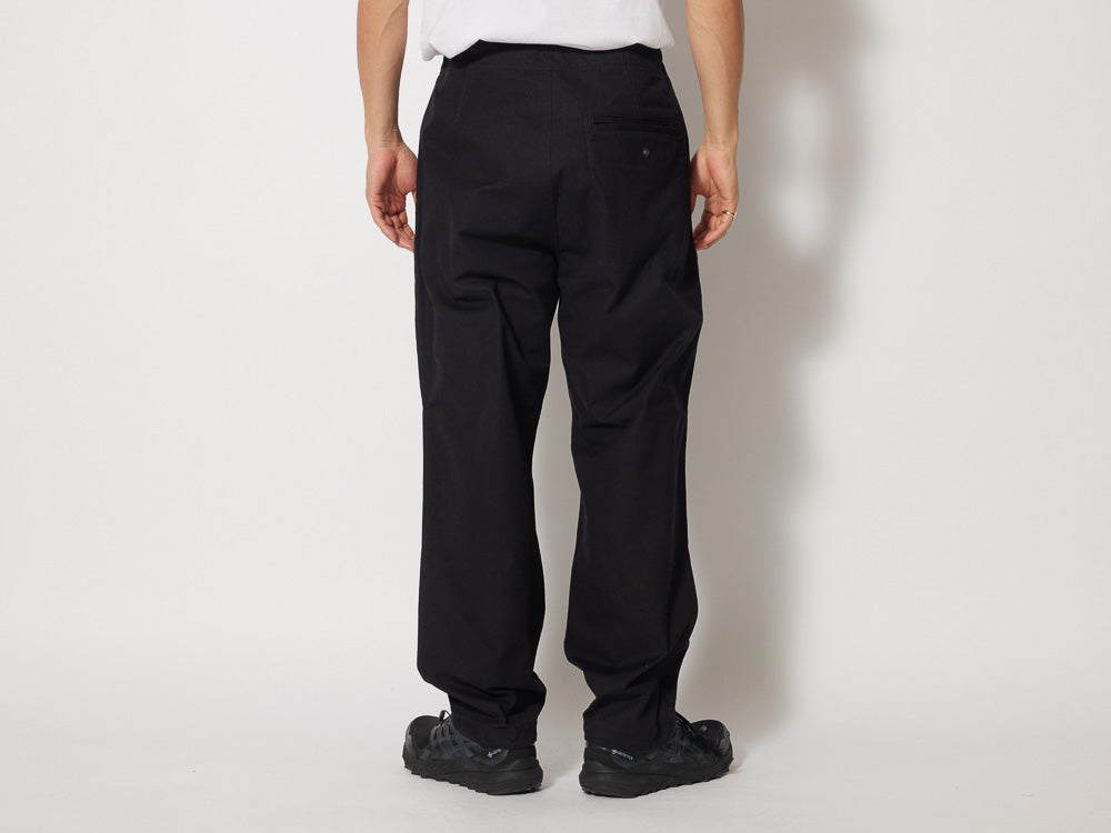 SNOW PEAK TAKIBI CANVAS PANTS - BLACK