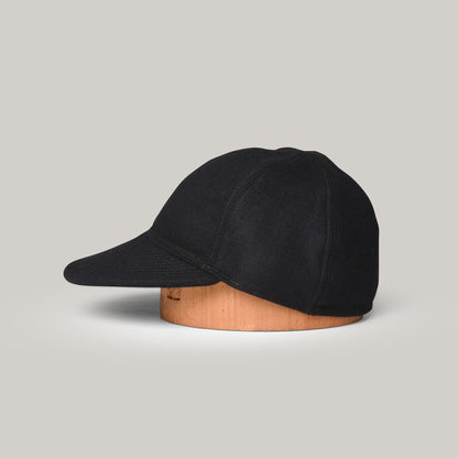 PAPA NUI P-80 WOOL CAP - BLACK