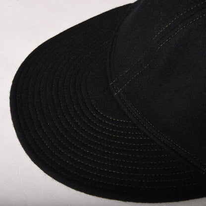 PAPA NUI P-80 WOOL CAP - BLACK