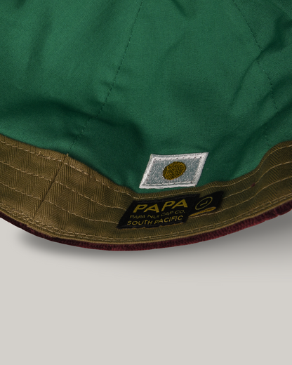 PAPA NUI KOREA '51 CAP - BURGUNDY VELVET