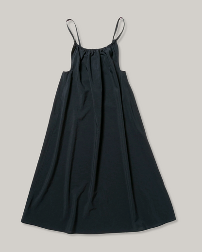 SNOW PEAK PE LIGHT POPLIN DRESS - NAVY