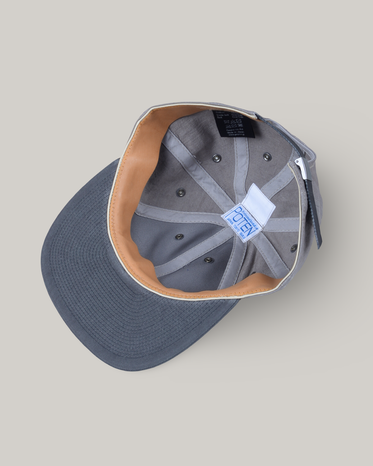 POTEN COTTEN WASHER CAP - GREY