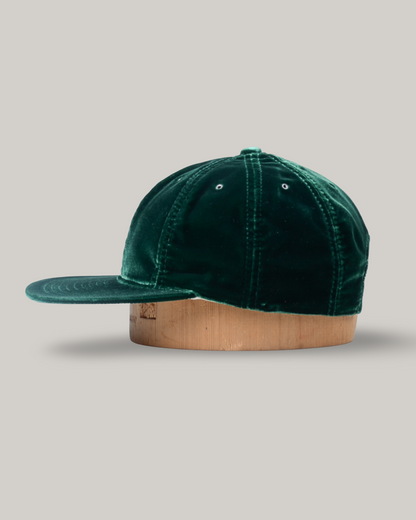 POTEN VELVET CAP - EMERALD GREEN