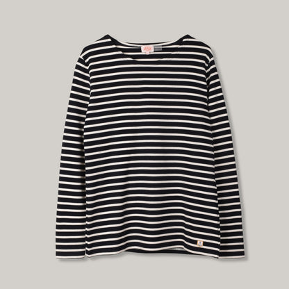 ARMOR LUX LADIES HERITAGE BRETON SHIRT L/S - RICH NAVY/NATURE