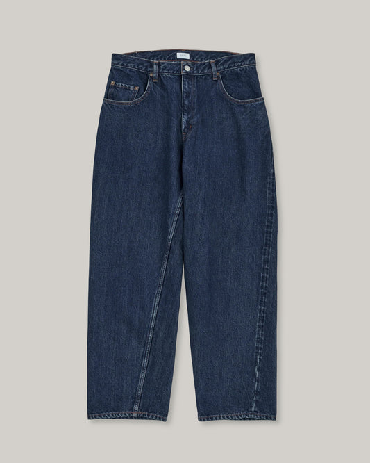 CIOTA BAGGY 5 POCKET PANTS - DEEP BLUE