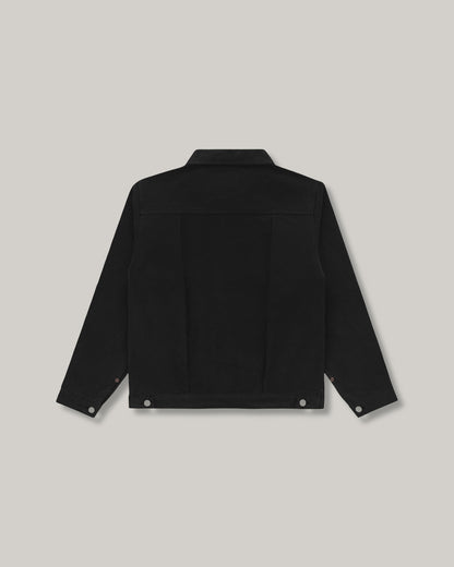 KNICKERBOCKER PLEATED TWILL TRUCKER - BLACK