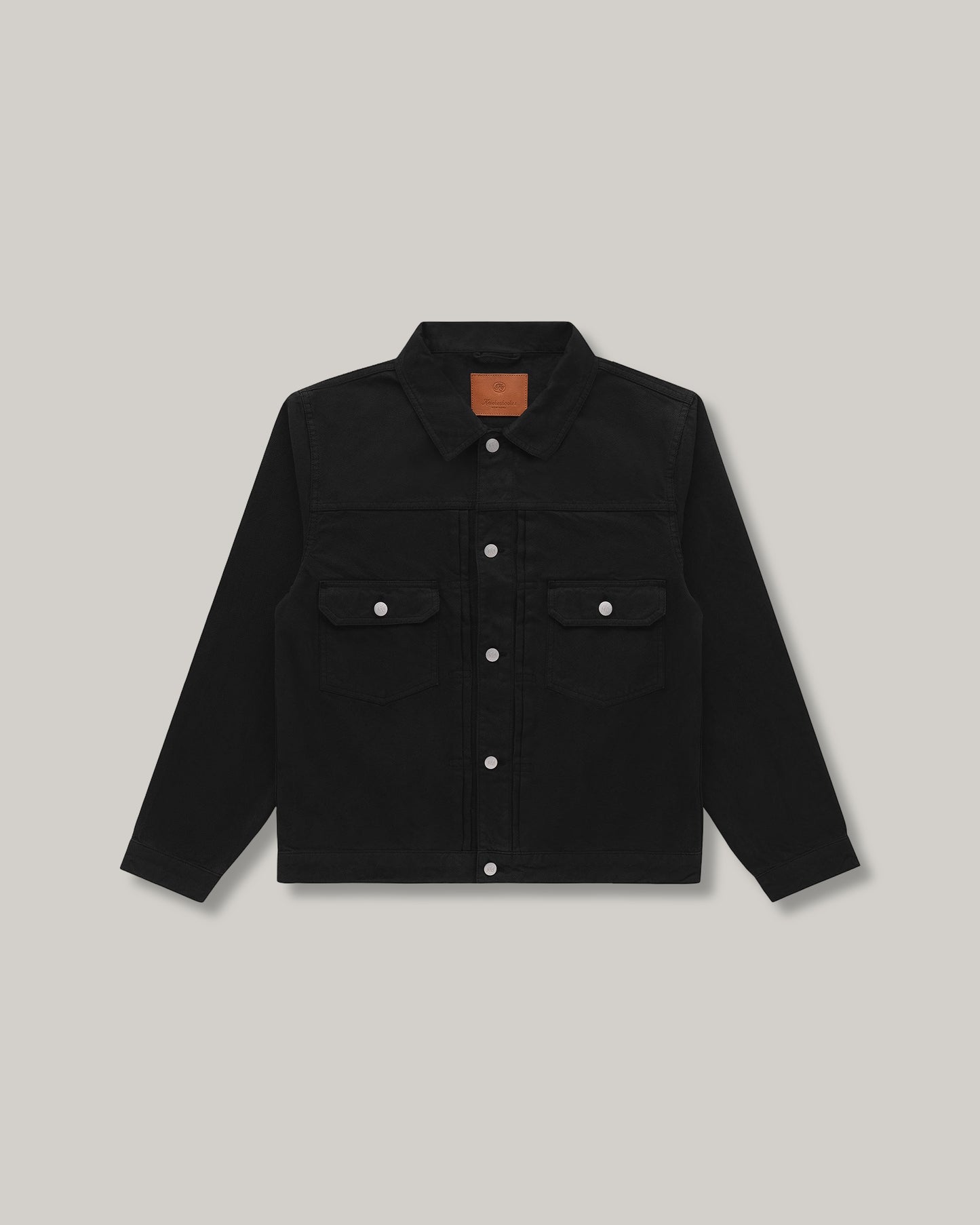 KNICKERBOCKER PLEATED TWILL TRUCKER - BLACK