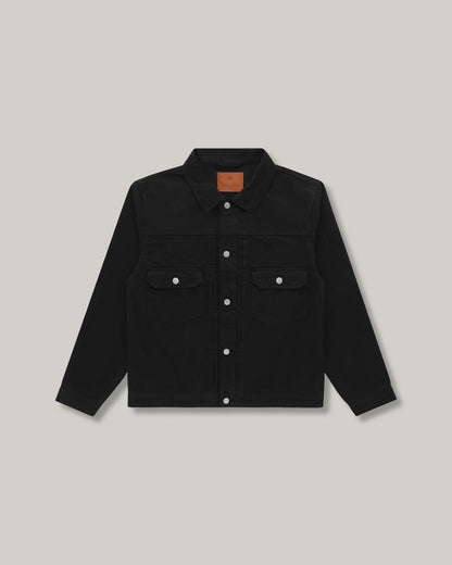 KNICKERBOCKER PLEATED TWILL TRUCKER - BLACK