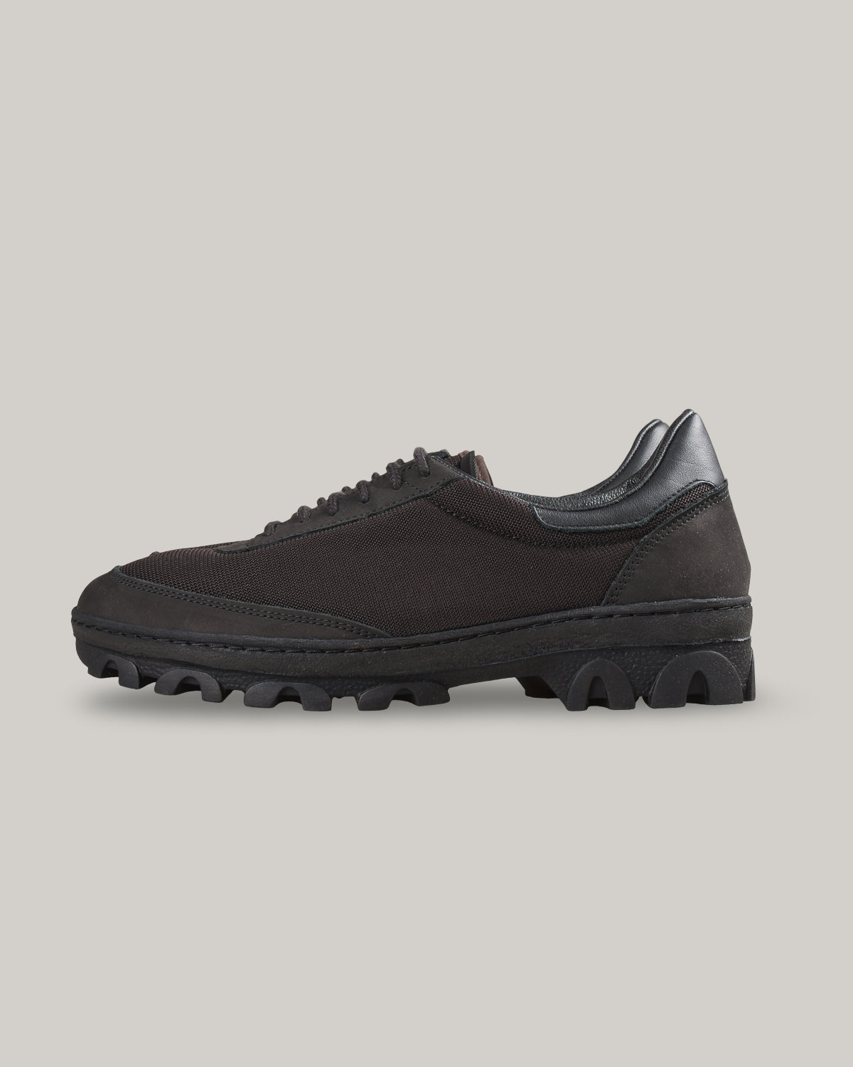REPRODUCTION OF FOUND - CANADIAN MILITARY TRAINER - DARK BROWN/ BLACK