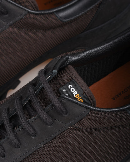 REPRODUCTION OF FOUND - CANADIAN MILITARY TRAINER - DARK BROWN/ BLACK