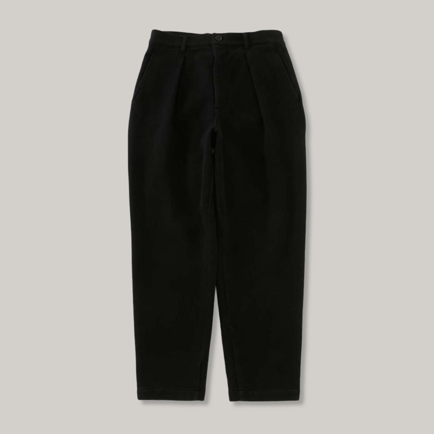 BLUE BLUE JAPAN DOUBLECLOTH SASHIKO TROUSERS - BLACK