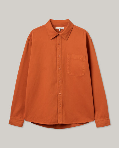 MERZ B SCHWANEN SHIRT01RT - DARK RUST