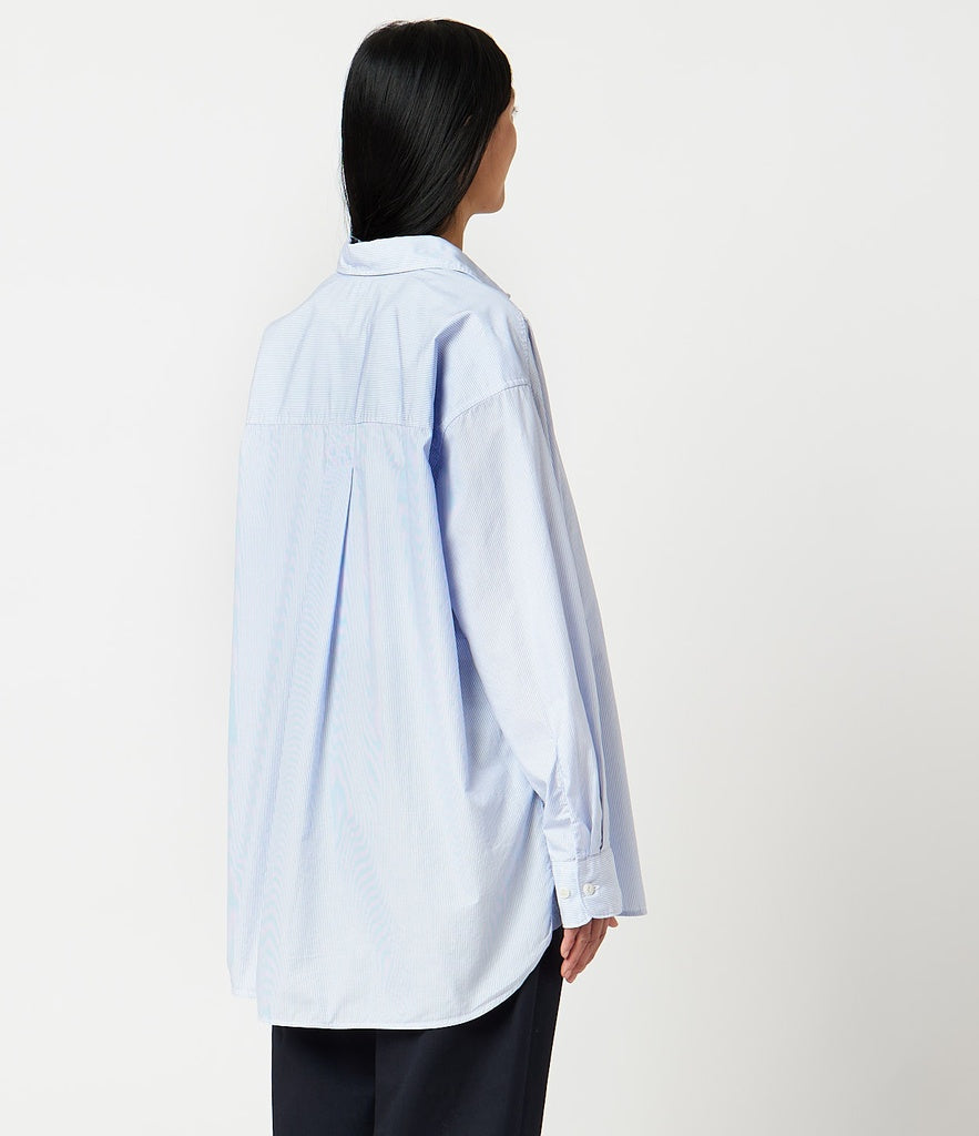 MERZ B SCHWANEN SHIRT04 - WHITE/ BLUE