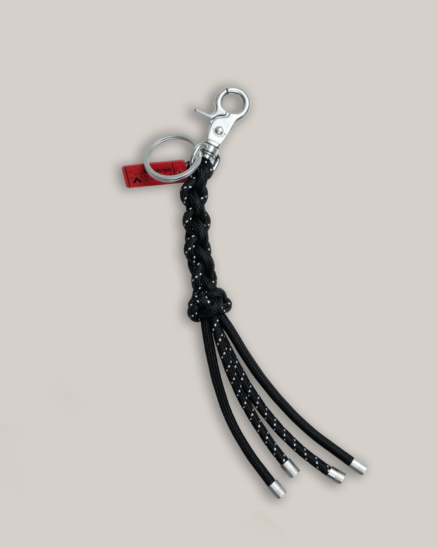 TOPOLOGIE SINNET KEYCHAIN BLACK REFLECTIVE