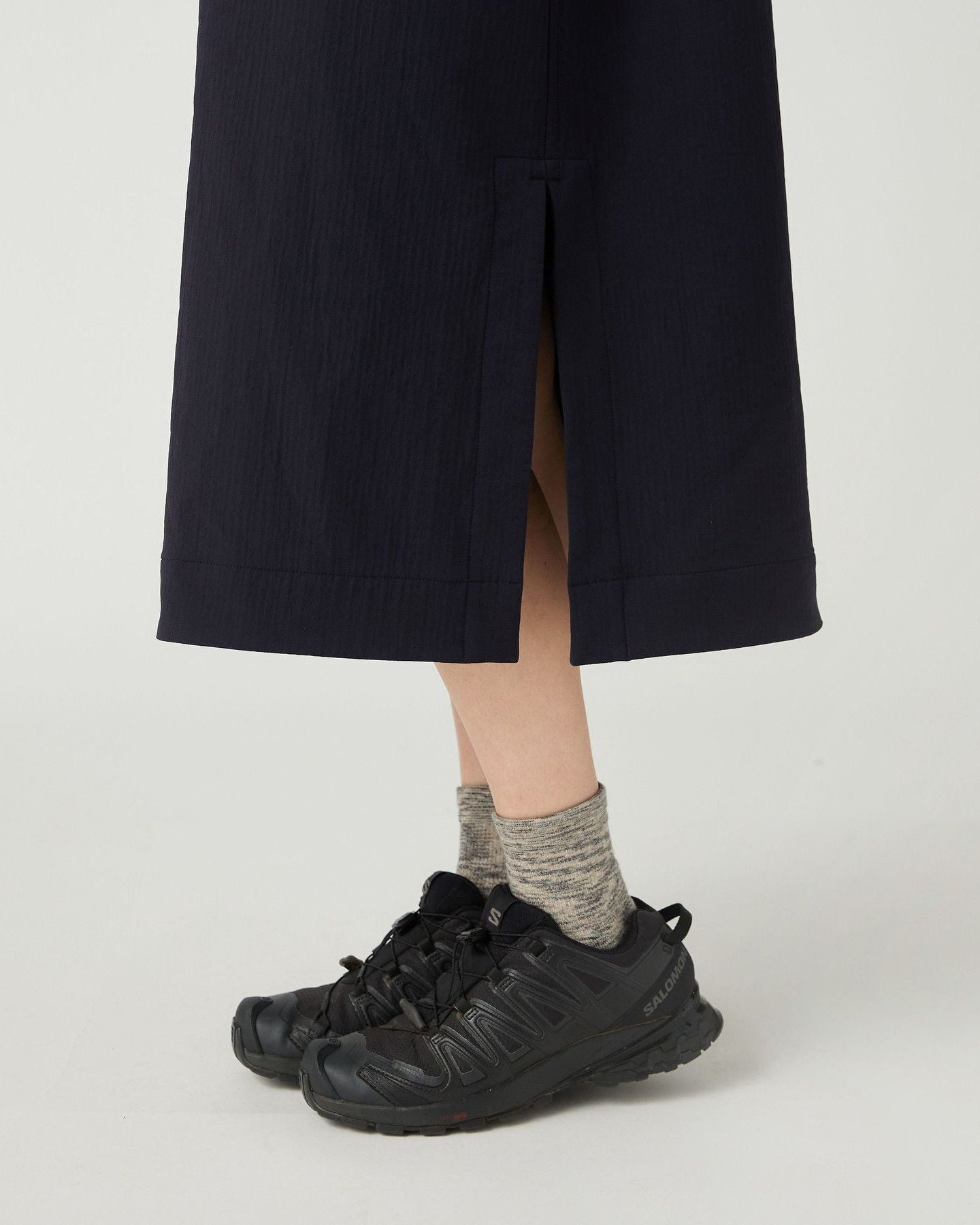 SNOW PEAK EASY CLOTH DRESS - DARK NAVY