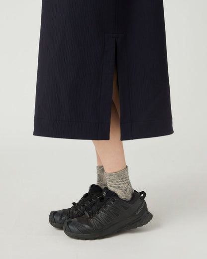 SNOW PEAK EASY CLOTH DRESS - DARK NAVY