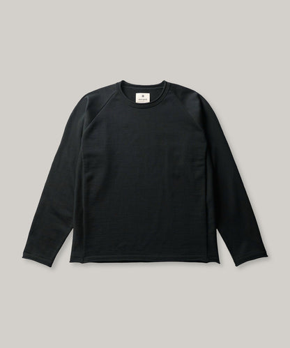 SNOW PEAK WATER-REPELLENT KNIT PULLOVER - BLACK