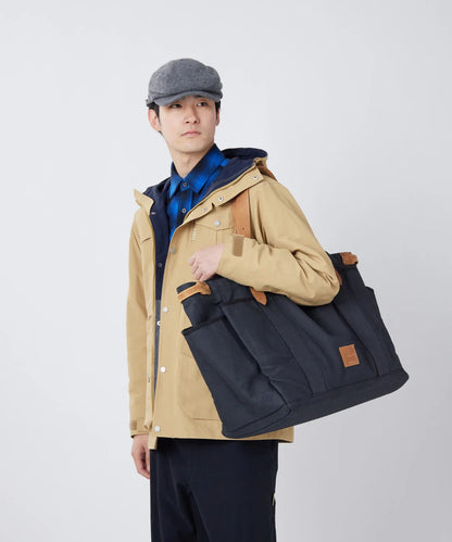 SNOW PEAK FIELD BIG TOTE BAG - BLACK