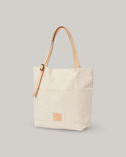 SNOW PEAK MIDDLE HAND BAG - IVORY