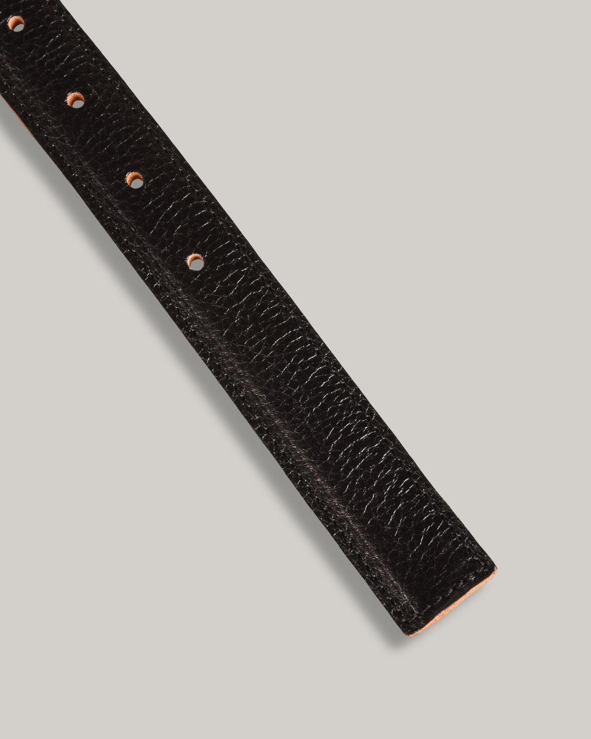 STEVE MONO BRASS BUCKLE DAX BELT 006 - BLACK