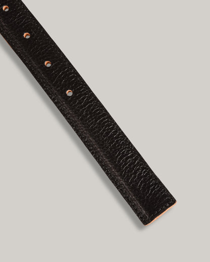 STEVE MONO BRASS BUCKLE DAX BELT 006 - BLACK